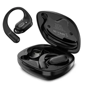 MyBat Pro Open Ear Wireless Bluetooth Headset, IPX5 Waterproof, Chargeable Earbuds with Earhooks for Long Lasting Comfort