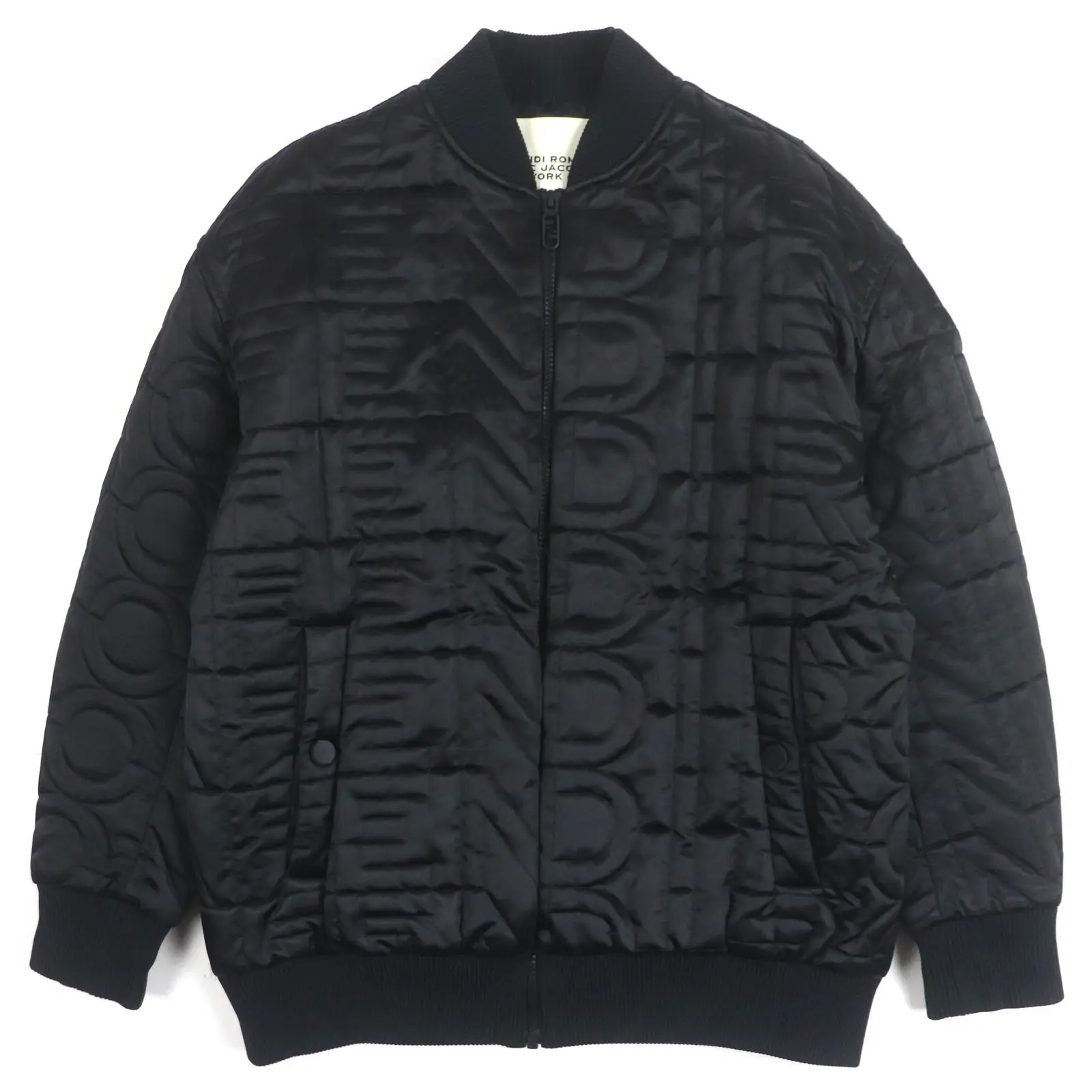 Pre-owned FENDI Others Small Leather Goods Fendi×Marc Jacobs Nylon Bomber Jacket