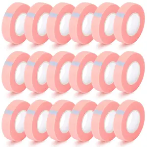 24 Rolls White Eyelash Tape, Adhesive Fabric Lash Tapes for Eyelash Extension Supply
