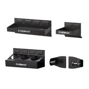 Magnetic Toolbox Shelf, Tray and Holder, 4-Piece Magnetic Toolbox Tray Set Tool Box Cabinet Side Shelf Storage, Workshop Handle Metal Fathersdaygift fathersdaygift