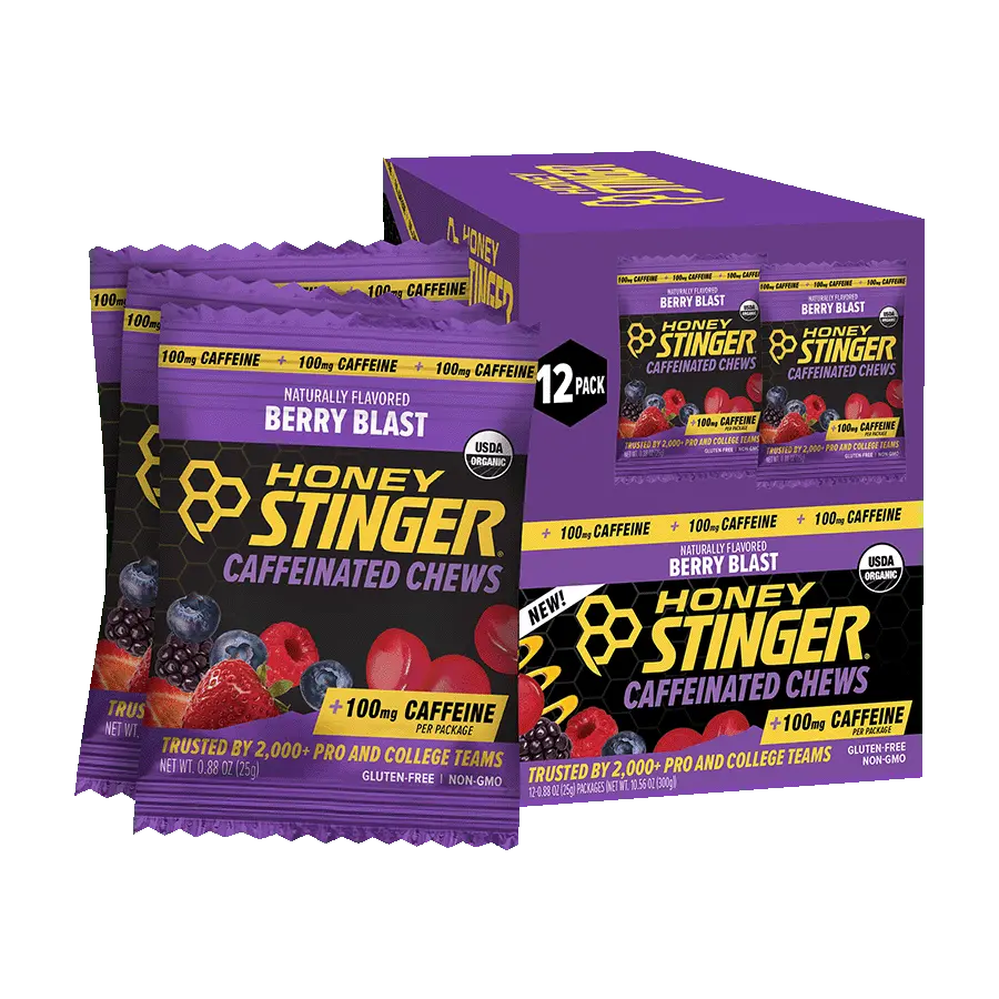 Berry Blast Caffeinated Energy Chews Box of 12