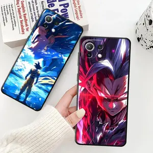 Shonen Battle Anime Warrior Phone Case For Samsung Galaxy S26 S25 S24 S23 S22 S21 Ultra Plus FE iPhone 17 16 15 14 13 12 11 Pro Max Air, Lightning Fire Aura Art Protective Cover, Accessories, Smartphone