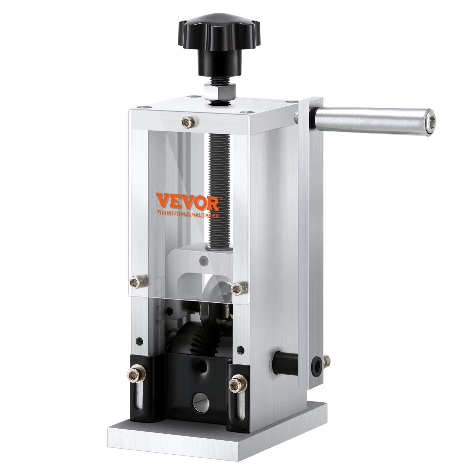 【DealsForYouDays】VEVOR Wire Stripping Machine ,Wire Stripper with Hand Crank or Drill Powered,0.06''-0.98'' Copper Wire Stripper,Visible Stripping Depth Reference,Portable Aluminum Frame Wire Peeler