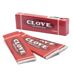 Clove Gum 5-Stick Packs: 20-Piece Box