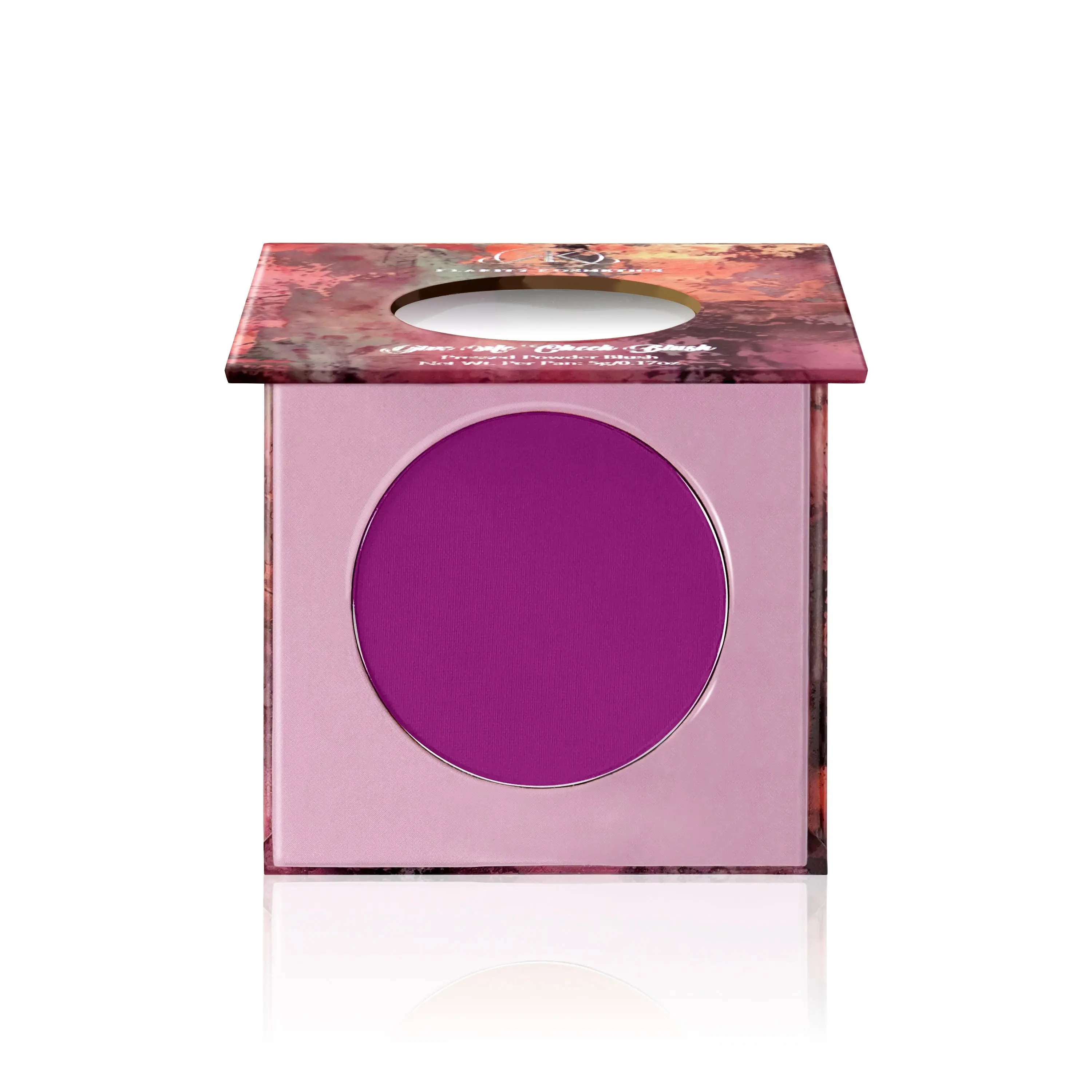 KLARITY KOSMETICS Purple Haze Warm Mid Toned Purple Blush Super Pigmented Buttery Easy to Blend Formula Vegan Cruelty Free Handmade 44mm Pan Size