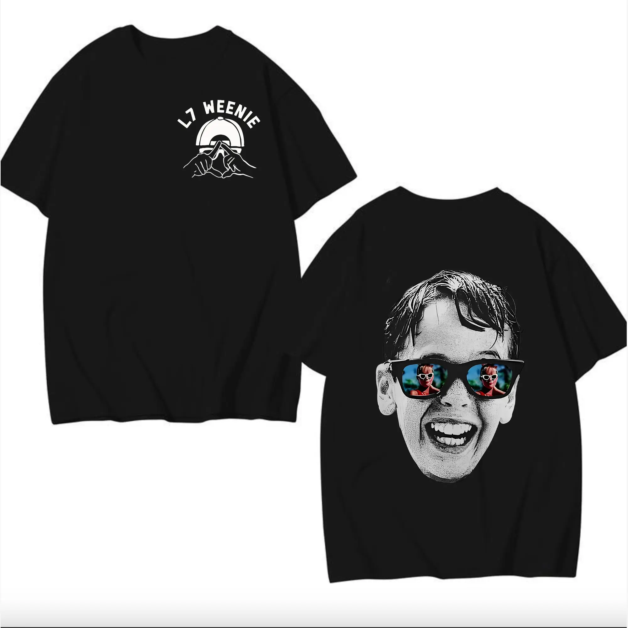 L7 Winnie Squints Palledorous The Sandlot Big Face T-shirt Sweatshirt Hoodie - The sandlot Graphic Tee, Gift For Baseball fans, Cotton Fabric Comfort Cotton Menswear Tops