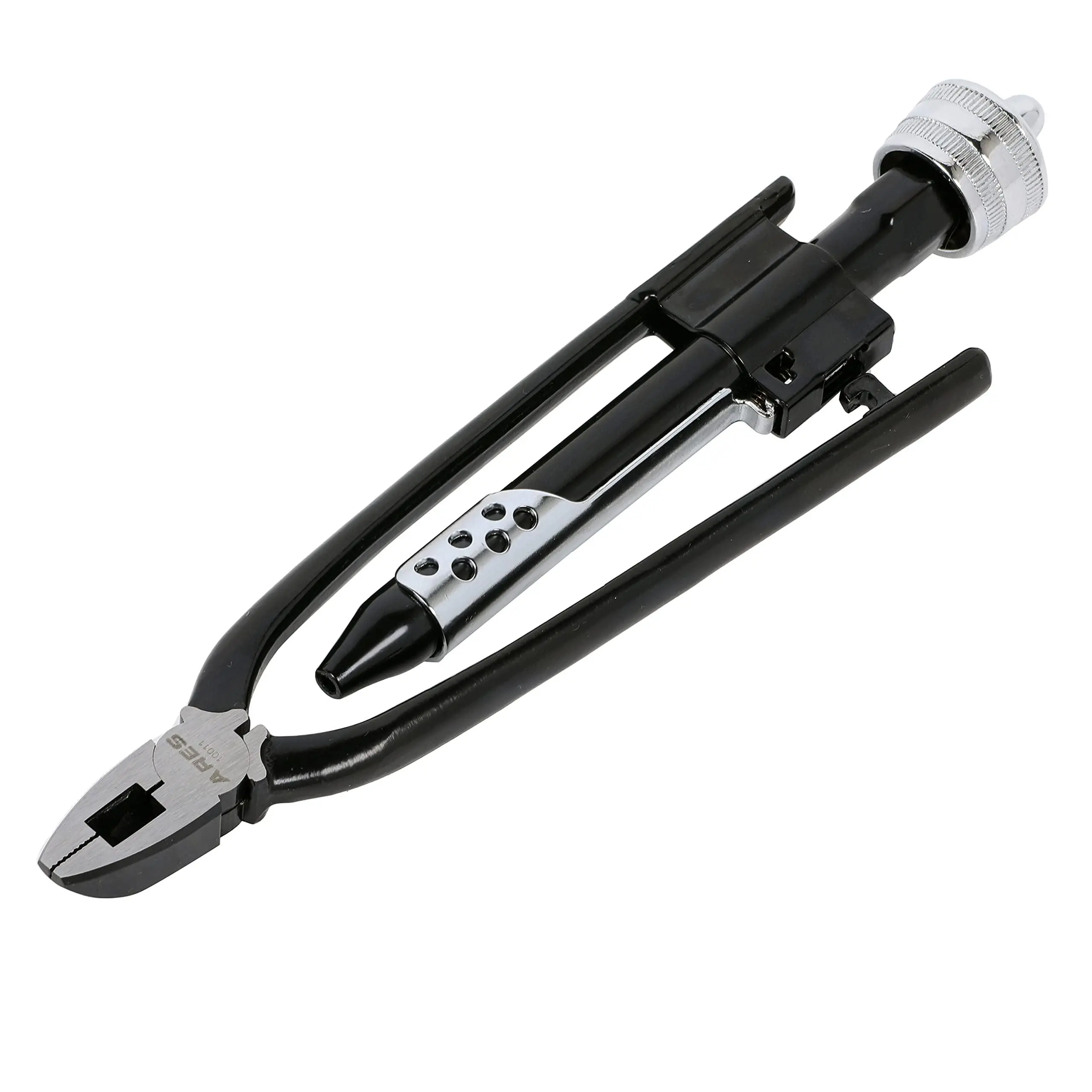 ARES 10003 Wire Twisting Pliers - 9-in Reversible, Auto Spring Loaded Return, Durable - Grips, Twists, Cuts Stainless Steel Safety Wire for Vehicles, Machinery