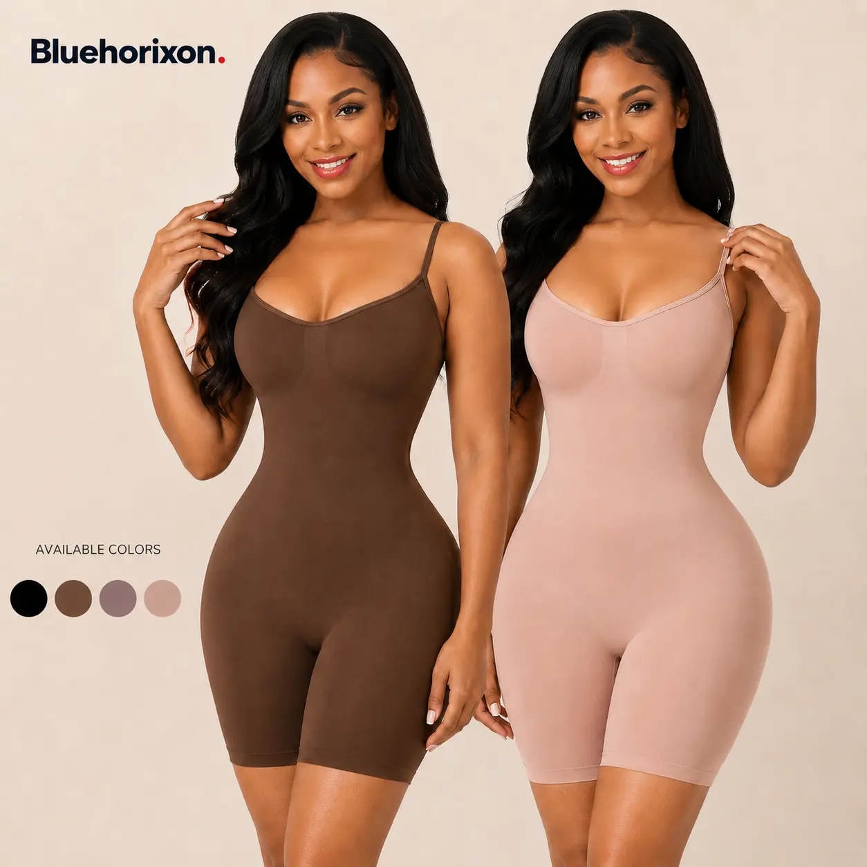 Bluehorixon Full Body Compression Faja Bodysuit – Tummy Control & Butt Lift