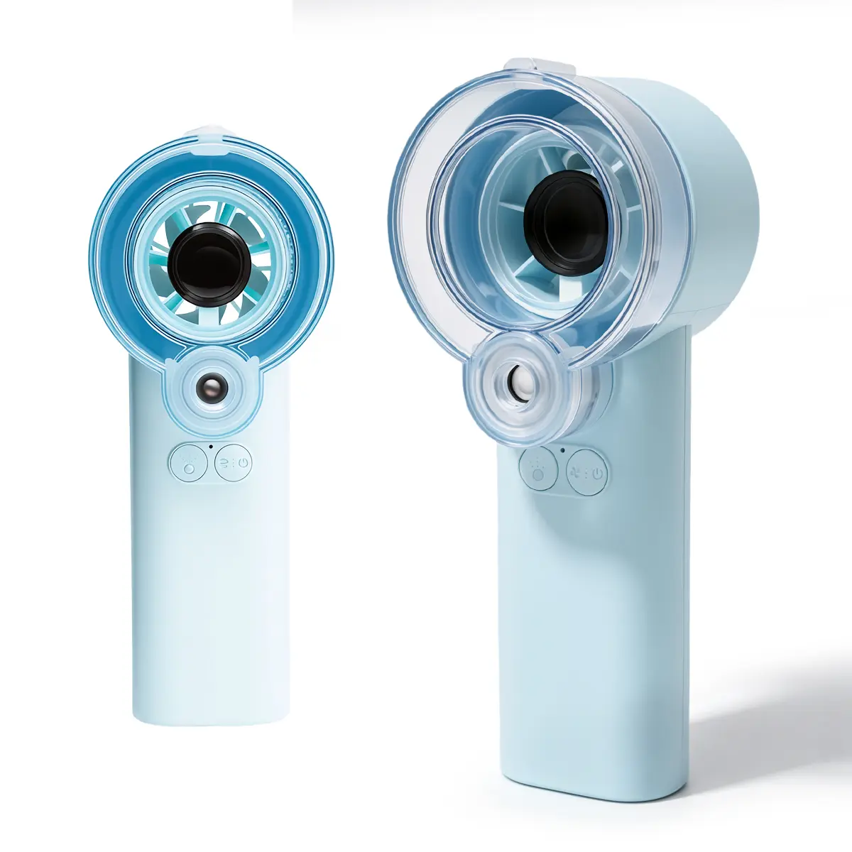 2026 New Portable Handheld Misting Fan, 21000RPM High-Speed Motor, 3600mAh Large-Capacity USB Rechargeable, Magnetic Detachable Water Tank, Low-Noise Lightweight Compact, Personal Mini Fan for Travel, Camping, Indoor Daily Use, Portable Handheld Fan