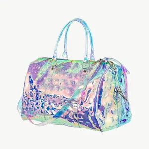 Heart duffle (holographic purple)