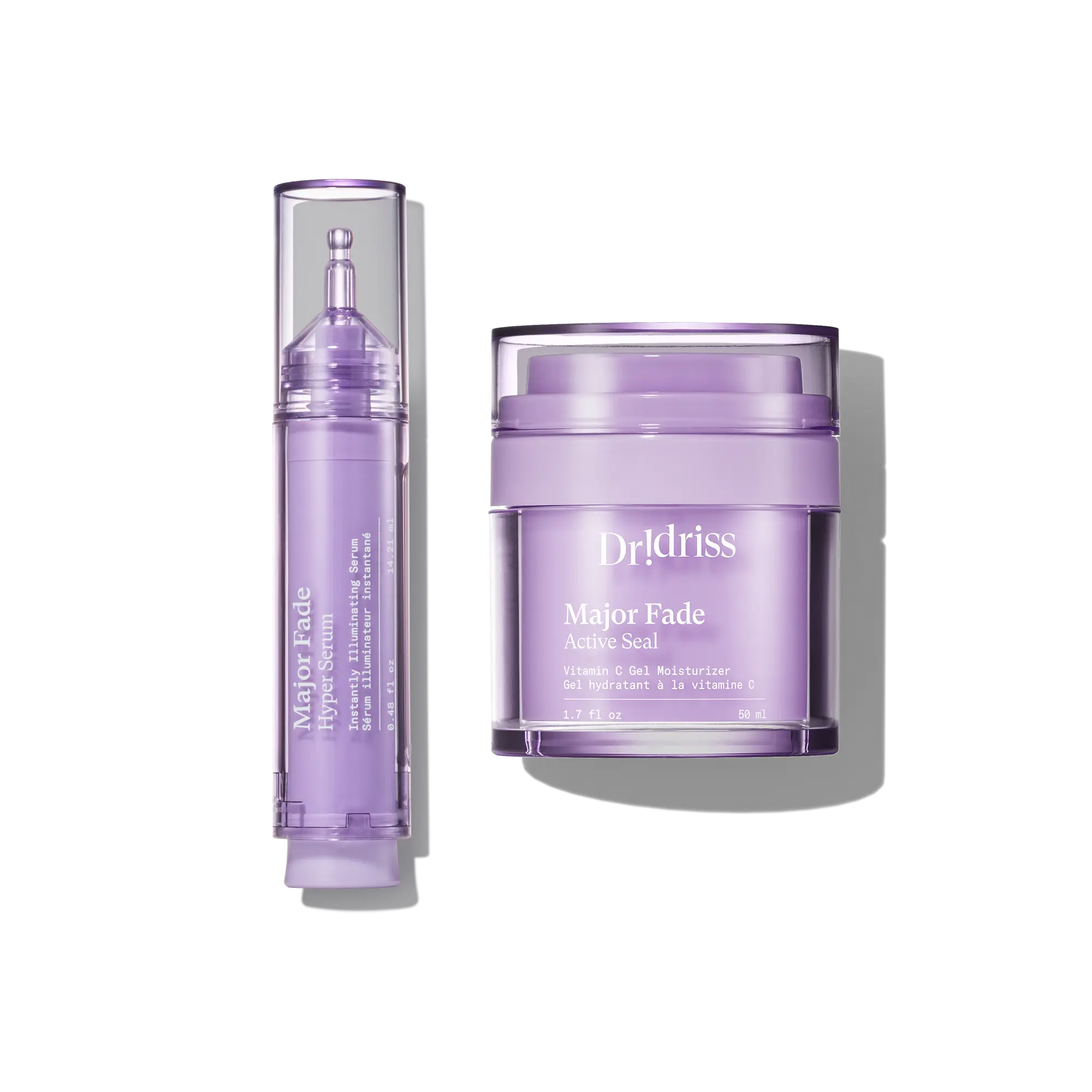Major Fade Discoloration Duo - Daily Serum & Vitamin C Hydrating Moisturizer for Fading all Types of Discoloration