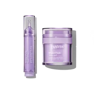 Major Fade Discoloration Duo - Daily Serum & Vitamin C Hydrating Moisturizer for Fading all Types of Discoloration