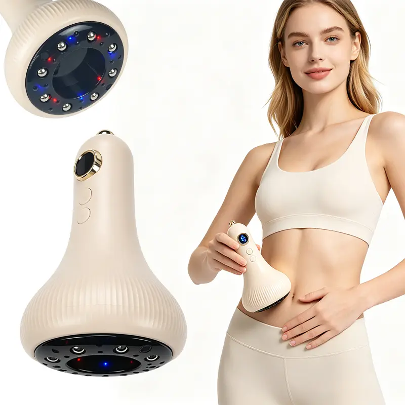 Heating cupping device and scraping tool, electric back massager with red light heating function, 12-speed suction adjustment, gifts for women, gifts for girls, dorm essentials, body massager. gua sha