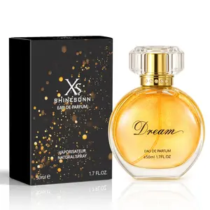 Shinesonn Dream Women's 50ml (1 to 1.9 fl oz) Luxurious Floral Fruity Women's Fragrance with Sparkling Golden Notes, Single Item, Ideal for Daily Wear or Valentine's Day Gifting