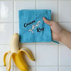 1pc, 12in Microfiber Embroided Letters Naughty Funny Humorous Design Wash Towel for Boyfriend Husband Adult Humor Gift, Perfect for Valentine's day Wedding Anniversary day Gift Gag Gift Bachelor Bachelorette party supplies Bathroom Decor