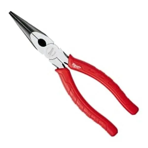 Milwaukee MLW48-22-6101 8 in. Crimp Needle-Nose Long Nose Pliers, Crimp Needle-Nose Pliers