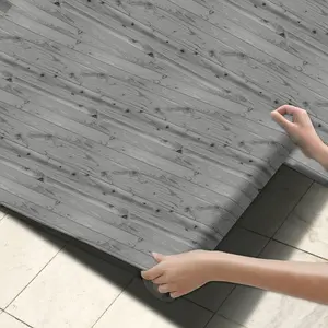 40*100cm Thickened 0.40mm Grey Bathroom Toilet Waterproof Floor Sticker - Self-adhesive Non-slip Bathroom Floor Tile Renovation Kitchen Floor Decal, Non-slip, Thick, Self-adhesive Home Renovation Waterproof Self-adhesive Floor, Easy to Install