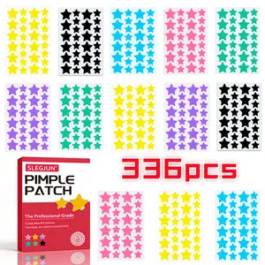336 Pieces Hot-Selling Facial Star Cartoon Acne Patches, Must-Have High-Value Appearance, Various Specifications and Colors Available.