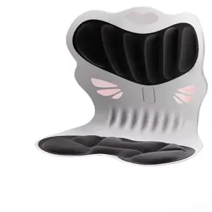 Ergonomic Posture Corrector Seat Cushion with C-Shaped Support, Relieves Lower Back Pain for Office & WFH Backrest Cushioned Extra