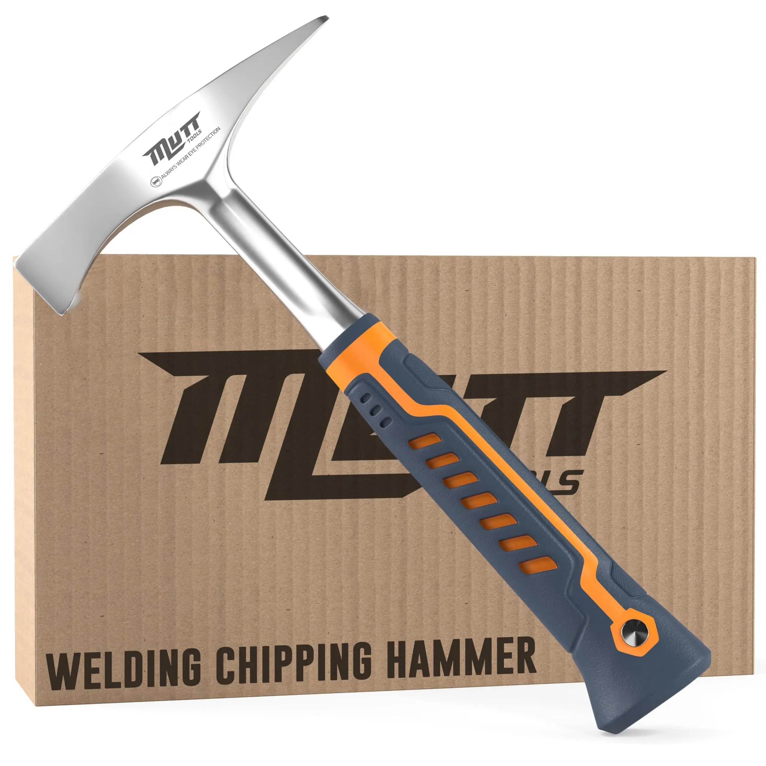 Mutt Tools Welding Chipping Hammer 14oz Slag Removal Ergonomic Grip Mutt Tools Welding Chipping Hammer 14oz Slag Removal Ergonomic Grip