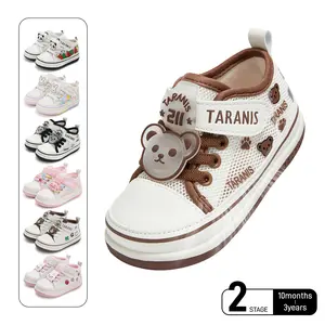 TARANIS Toddler Boys Girls Sneakers Casual Non-Slip Breathable Unisex Mesh Kids Walking Shoes