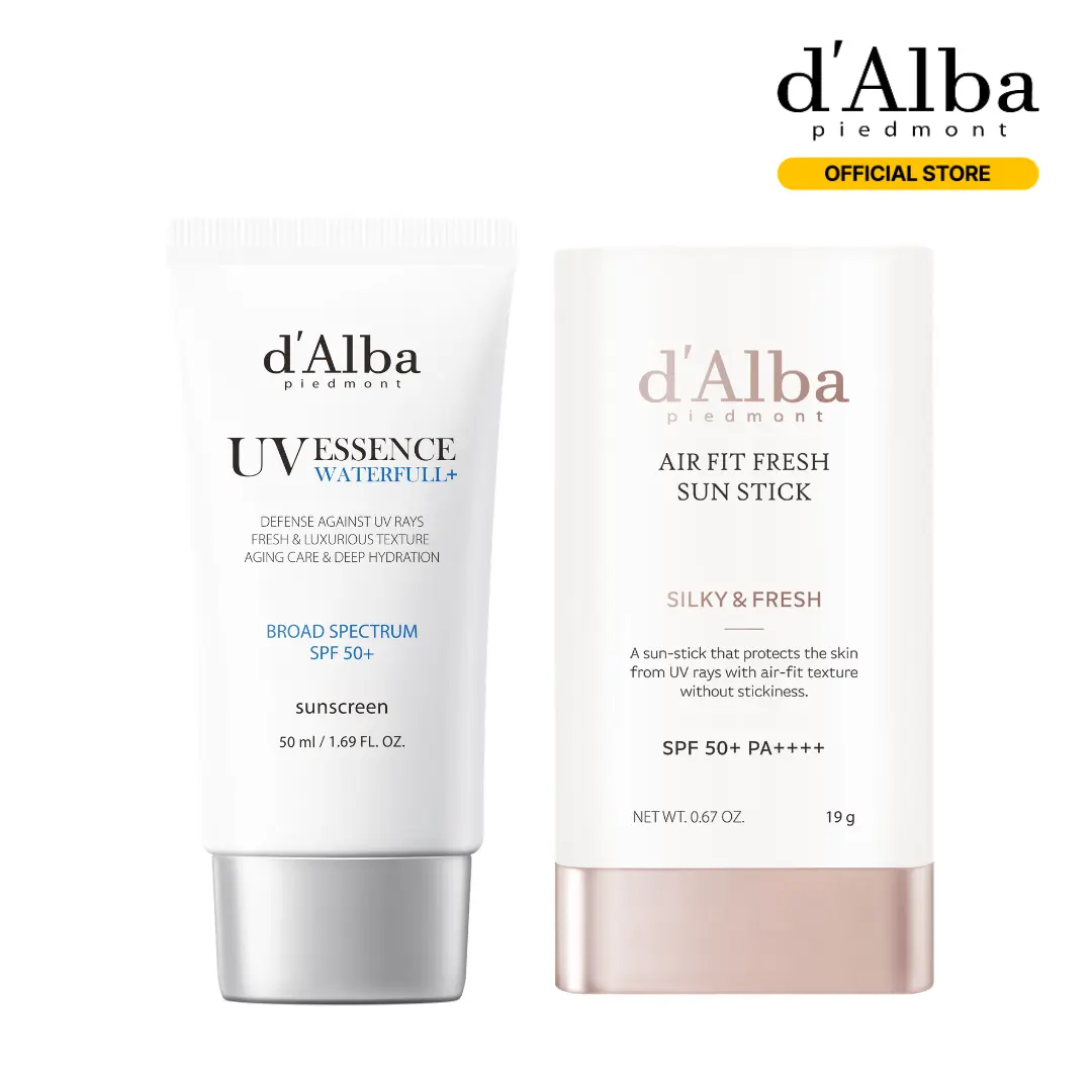 [OFFICIAL d'Alba] Sun Care Duo - OTC Vegan Fresh Sun Stick + OTC Vegan Waterfull Sunscreen