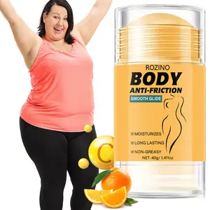 Rozino Body Anti-Friction Smooth Glide Stick - Prevents Chafing on Arm Chest Butt Thigh & Ball - Youth Friendly Non-Greasy Moisturizer - 40g