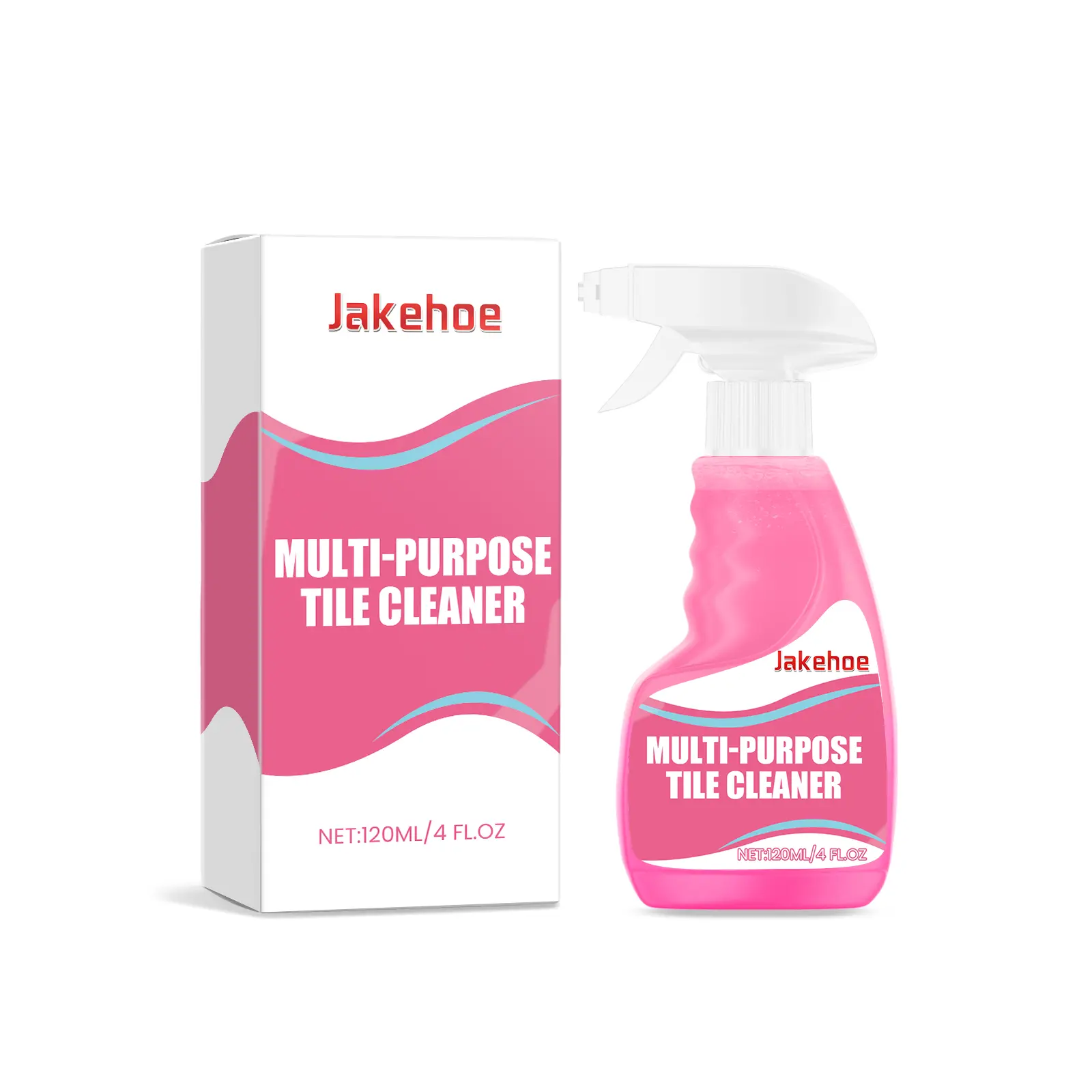 Jakehoe Multi-Use Ceramic Tile Cleaner Spray with Cloth - Bicarbonate Formula, Labor-Saving, Non-Paste, Oil & Grease Cutting, Decontaminating, Brightening, Polishing Kitchen Household Products, Floor Cleaner for Home Floor Household Items