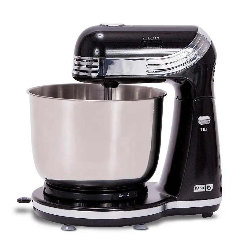 Storebound 120695 3 qt. Dash Everyday Stand Mixer with Beaters, Black