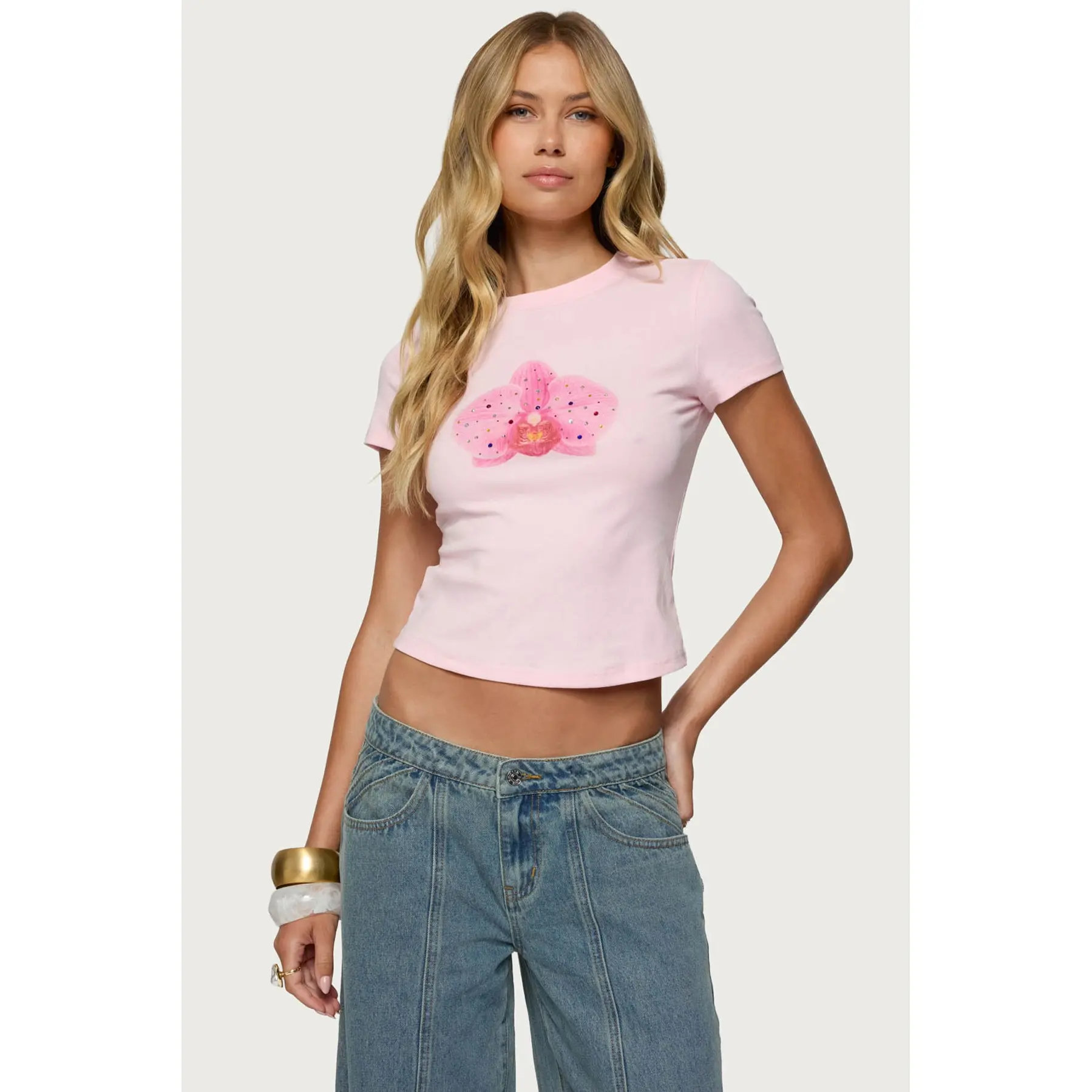 Orchid Gemstone T Shirt