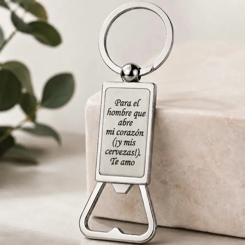 Personalized Bottle Opener Keychain