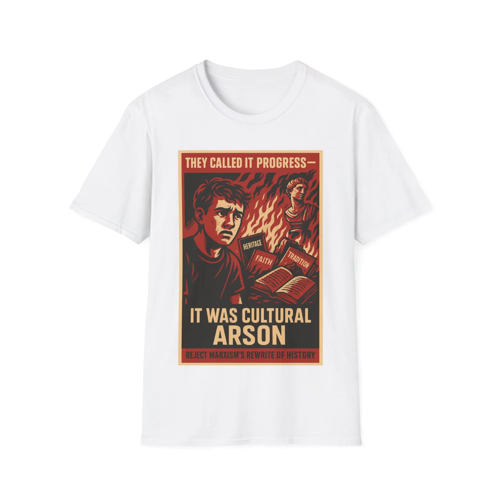 Cultural Arson Shirt, America First Anti-Globalist Tee, Red Pill Apparel