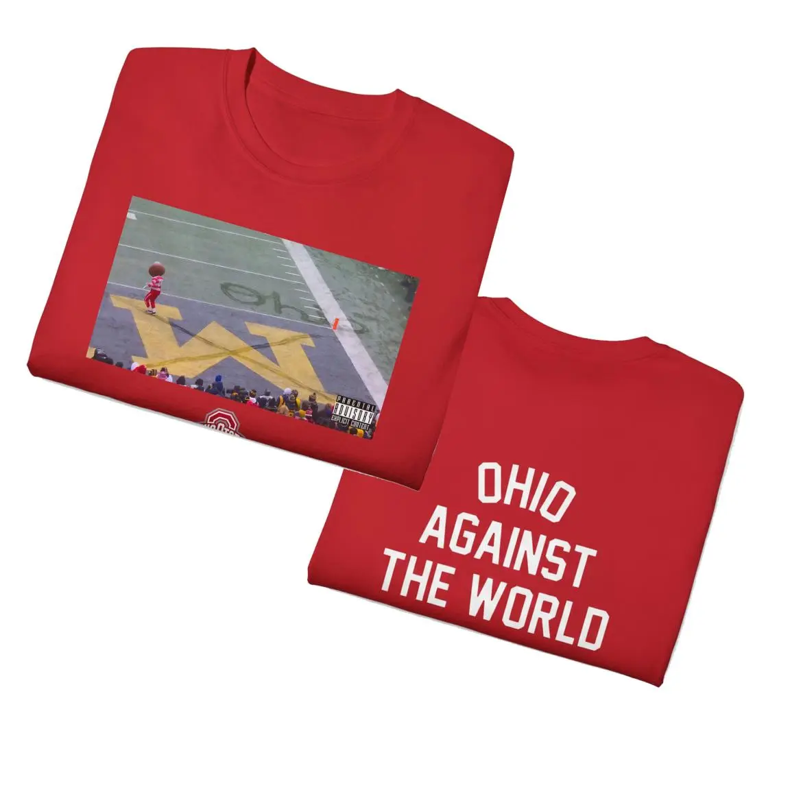 Graphic Funny Bucky Oi Snow 2 side Sweatshirt, Fans Gift Trending, Game Day Football Tee