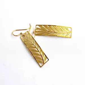 Niu Coconut Palm Earrings