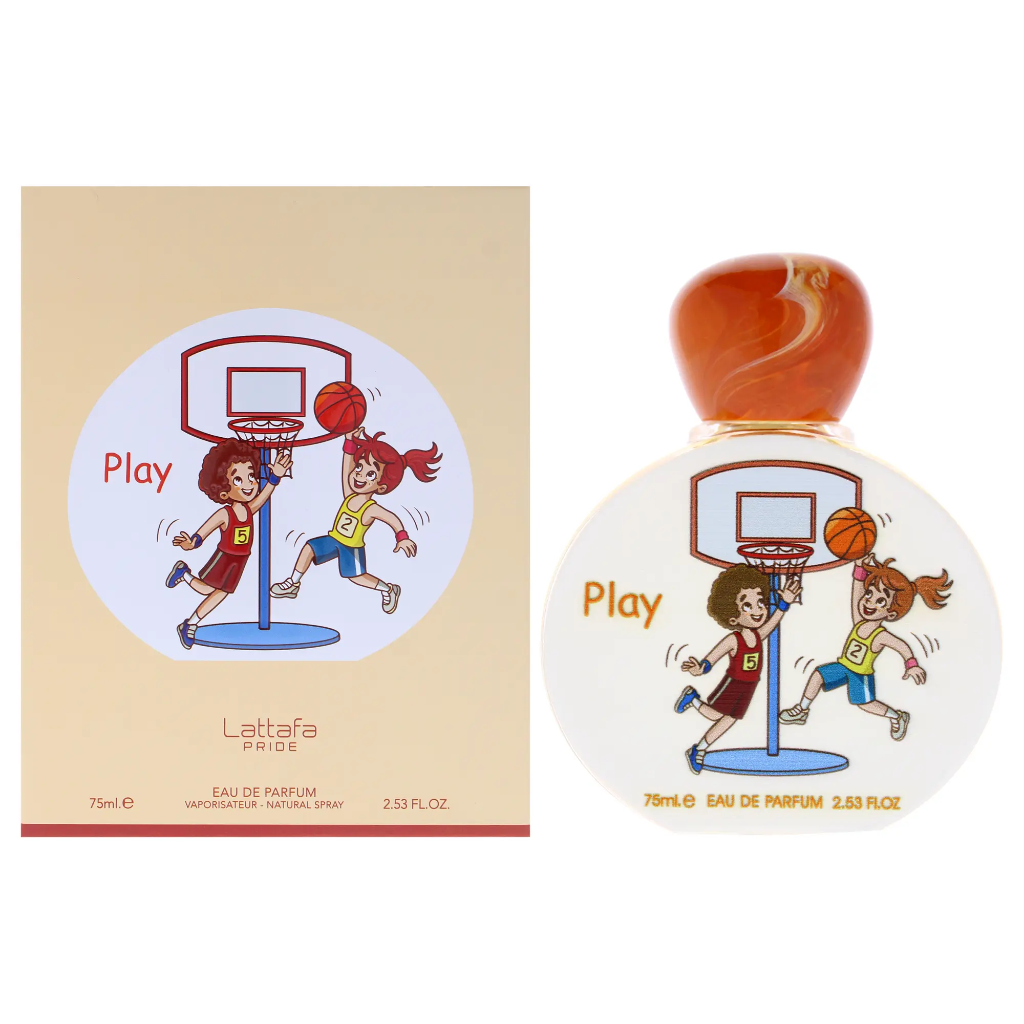 Pride Play by Lattafa, Playful 75ml (2.53 oz) Unisex EDP Spray, Fun Theme, Spray Apply for Kids, Vaporizer
