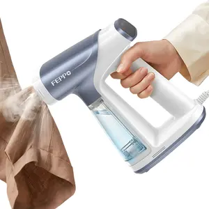 FEPPO Vacuum Steamer for Clothes, Handheld Garment Steamer with Suction, 2-in-1 Steam & Iron, LED Display, Adjustable Suction & Steam Modes, One-Hand Vacuum Steamer for Home (For 110-120V)