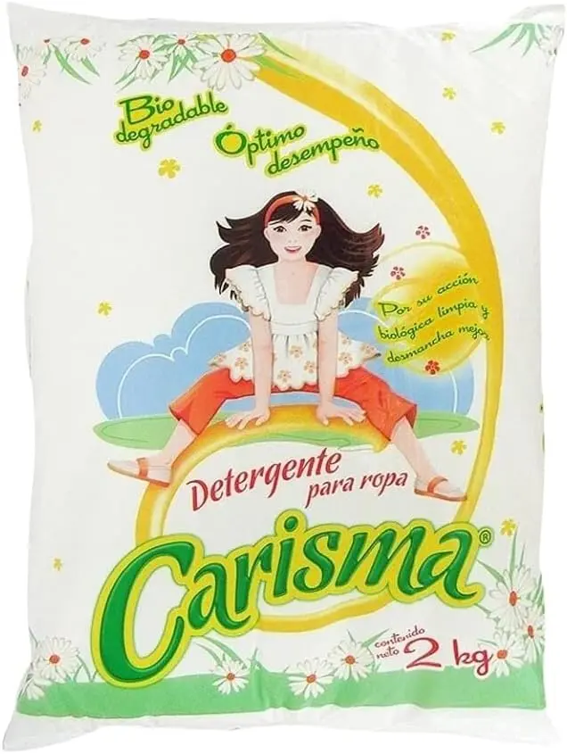 Carisma Concentrated Germ-Killing Fragrant Powder Laundry Detergent - 2kg Bag, Super Tough Stain Remover, Suitable for All Fabric Types, Floral Scent, Concentrated Laundry Detergent, Fragrant Laundry Detergent