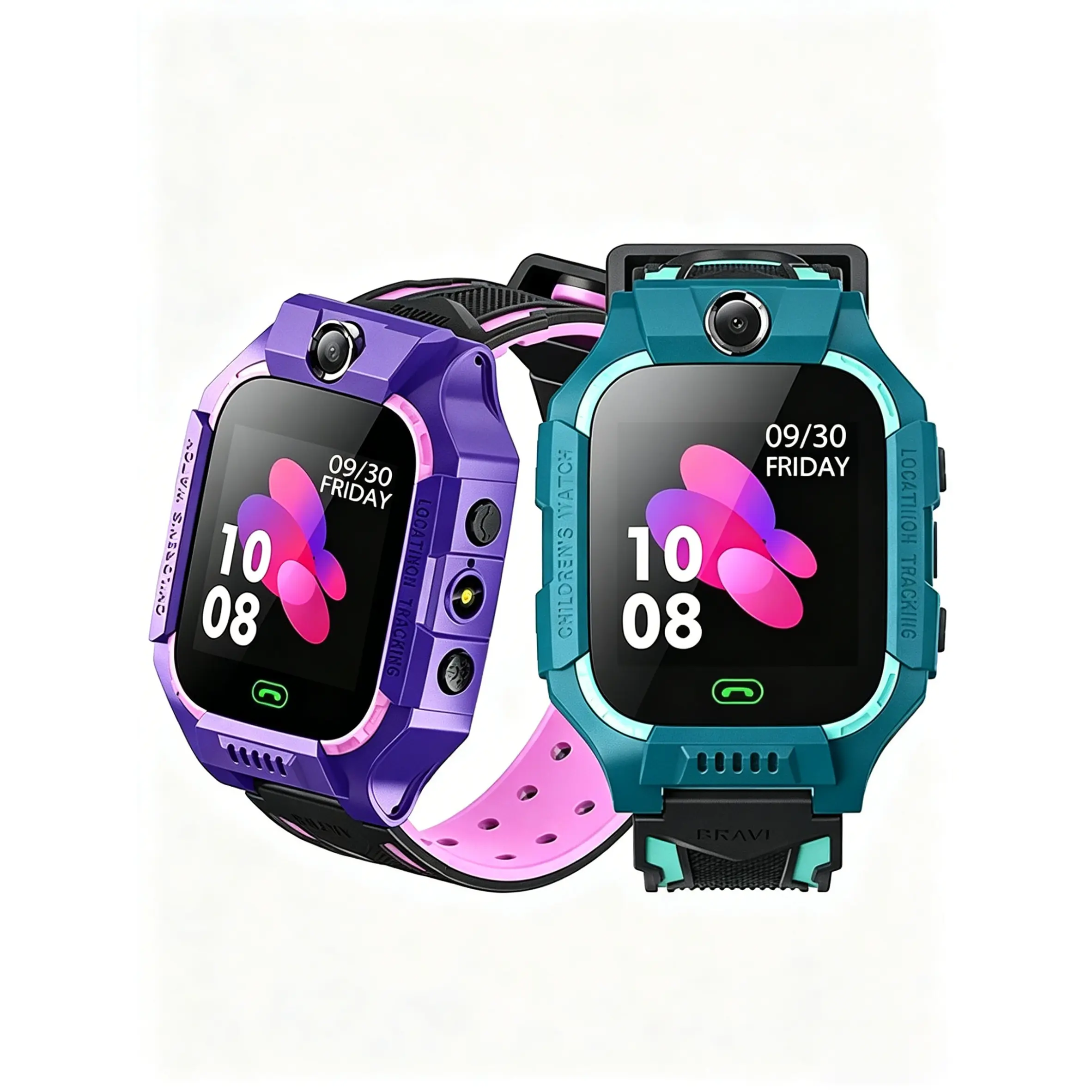 Children's GPS Smart Watch - 2G Connection, Wearable Device with Camera, Anti-Lost, SOS Call Function, LED Display for Boys and Girls