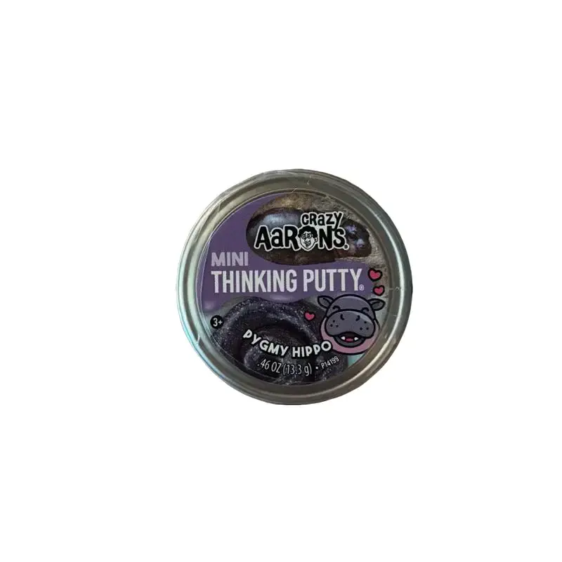 Authentic Crazy Aaron’s Mini Pygmy Hippo Extra-Small Thinking Putty