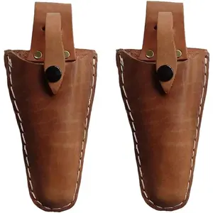 2 Pruner Holster, Pliers Holster with Snap Gardening Case Pouch Bag, Gardening Scissors Tool Holder for Garden Shears, Tool Pliers, Pruning Knife Belt Cover