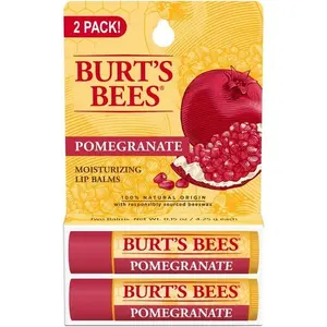 Burt's Bees Bálsamo Labial Hidratante de Origen 100% Natural, Granada, 2 Tubos