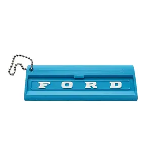Classic Ford F-Series Tailgate Keychain - Blue Stamped Design Inspired by 1960s Iconic Tailgates for Truck Enthusiasts Vintage Car