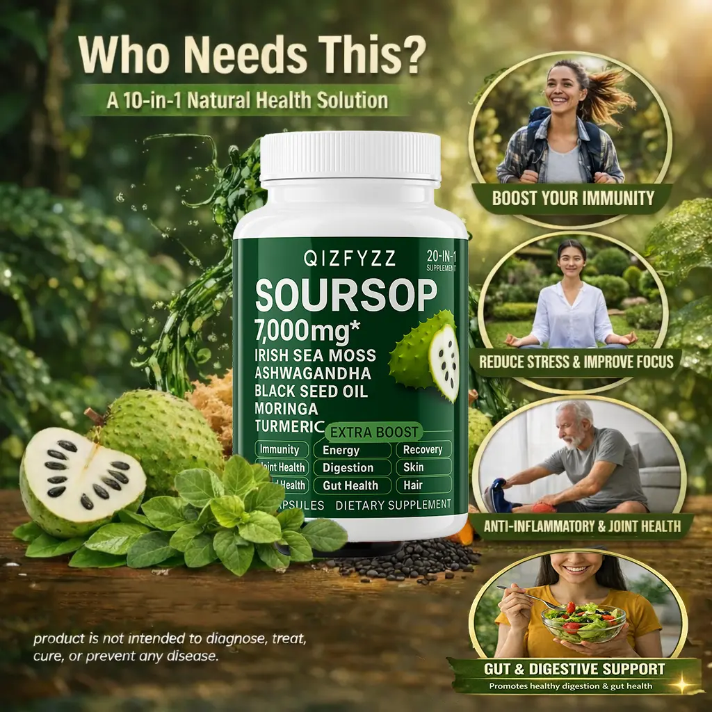 qizfyzz Soursop Bitterness Extract & Seaweed Super Dual-Effect Set