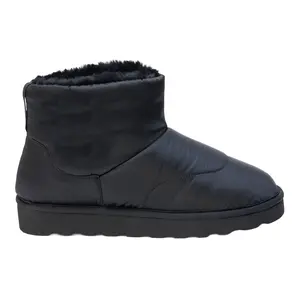 BEACH by Matisse Womens Vail Round Toe Pull On Casual Boots Ankle Low Heel 1-2" - Black