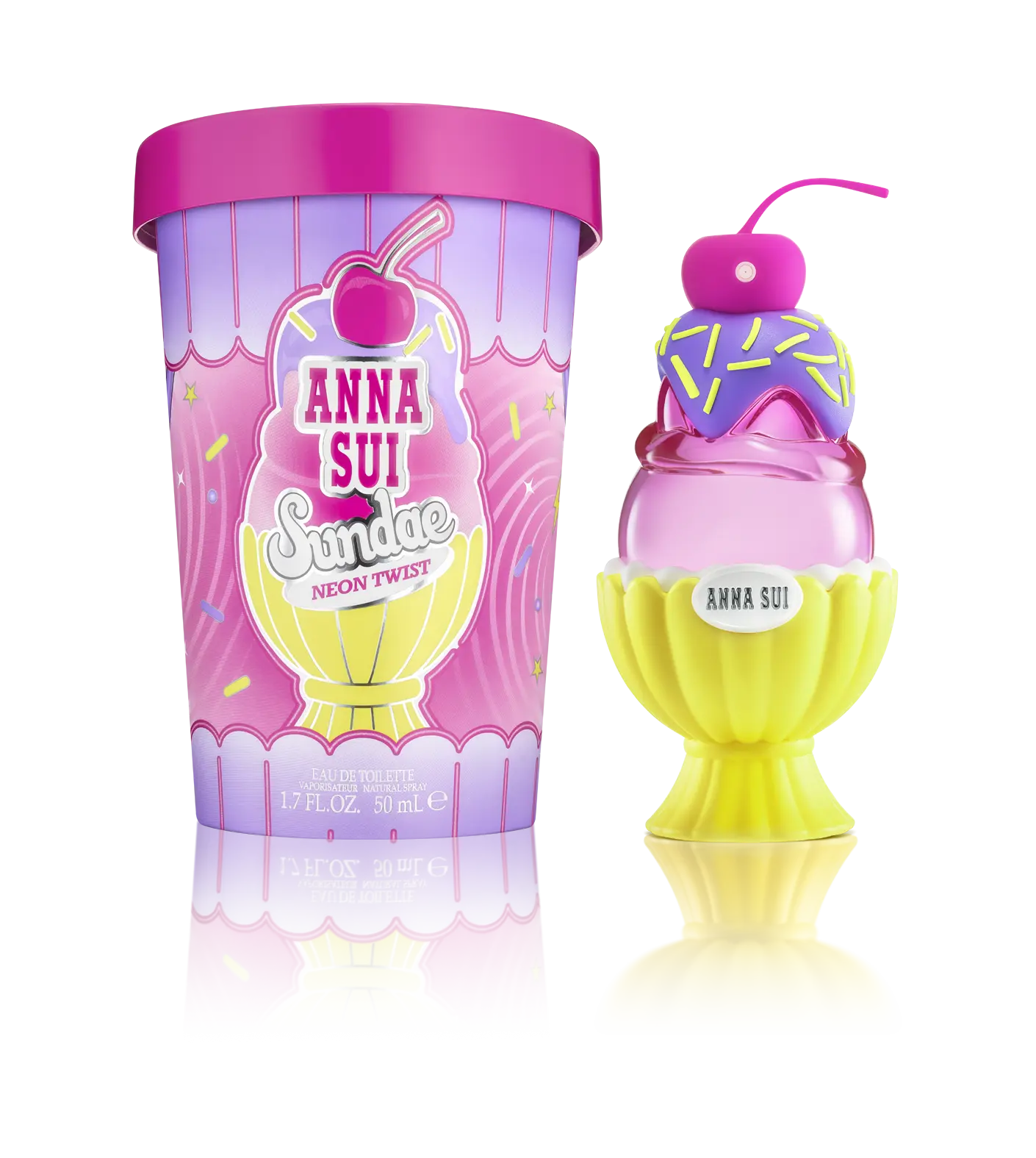 Anna Sui Sundae Neon Twist EDT – Eau de Toilette Spray 1.7Fl. Oz / 50ml