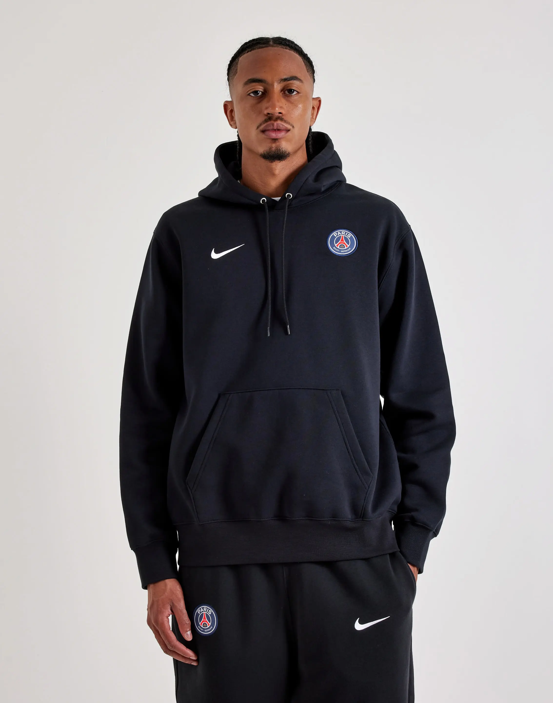 Mens Nike PSG Pullover Fleece Hoodie