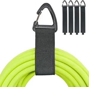 Extension Cord Holder Organizer(4 Pack L), Extension Cord Hanger for Garage Organization and Storage, 16-Inch Heavy Duty Storage Straps, Garage Gadgets for Men