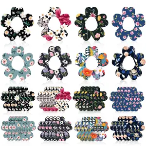 32 Pack Floral Adhesive Patches Compatible With Dexcom G7  Flower Cgm Tape Stickers Sensor Cover Waterproof And Sweatproof Flexible Breathable (dark Color)