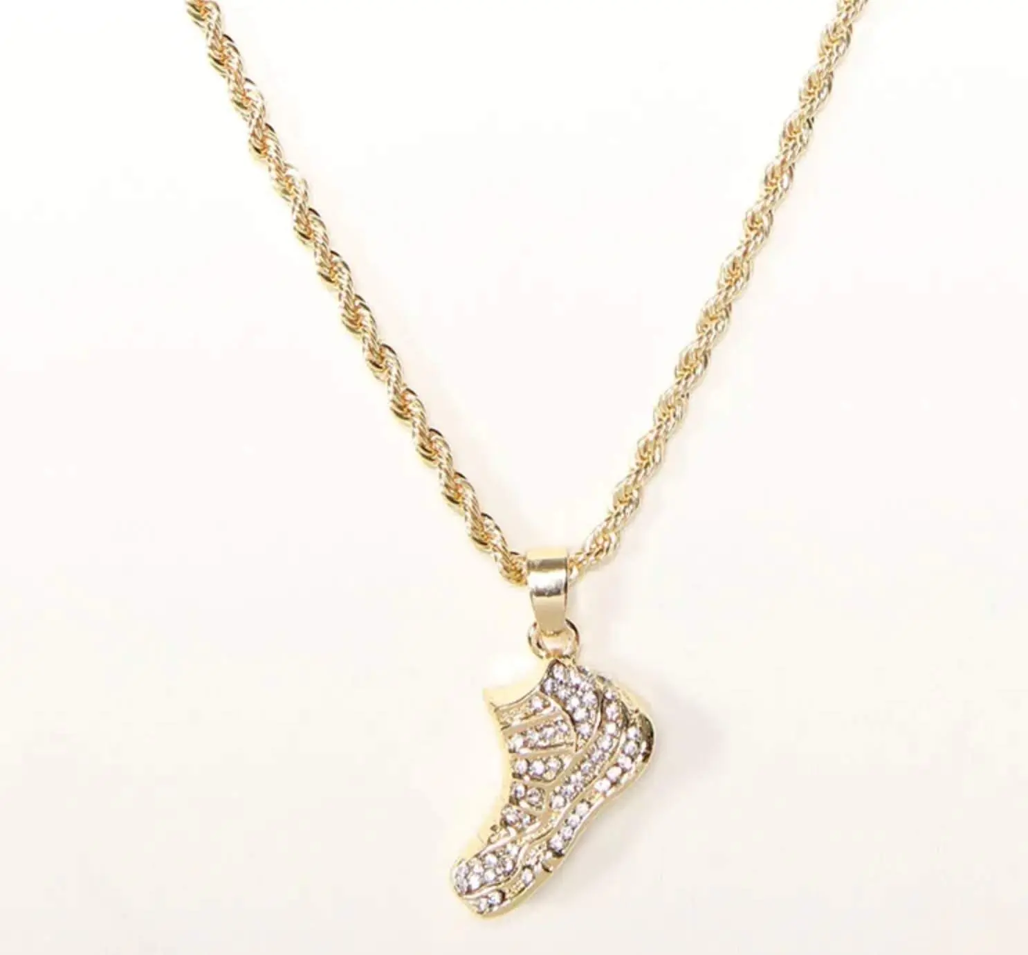 Sneaker Pendant Chain Necklace
