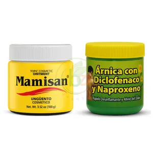 Arnica Gel 120 g + Mamisán Cream 100 g – Herbal Topical Bundle – Soothing Muscle & Joint Support – Natural Comfort Formula – External Use Only – by BexpertsUSA